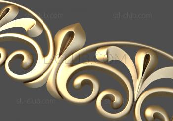 3D model Carved semicircle (STL)